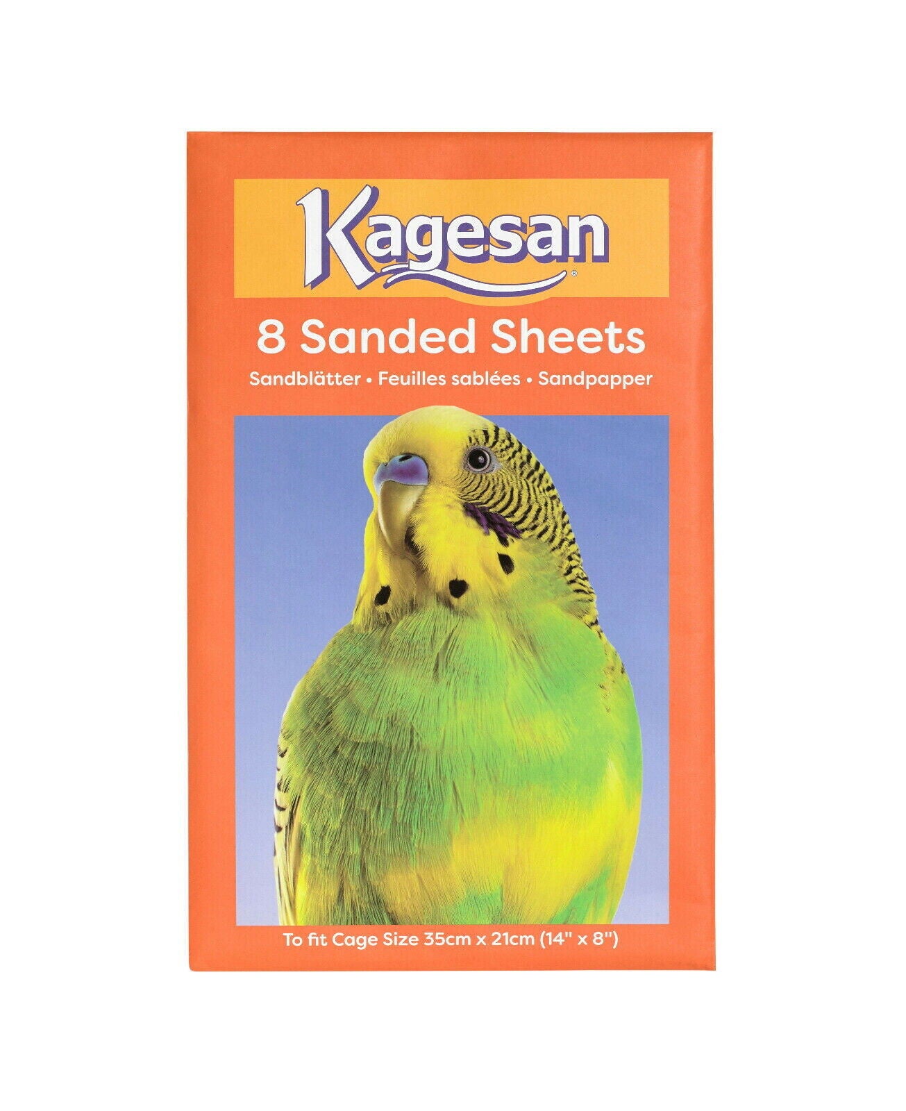 Kagesan Orange 14"x 8" 8 Sheets