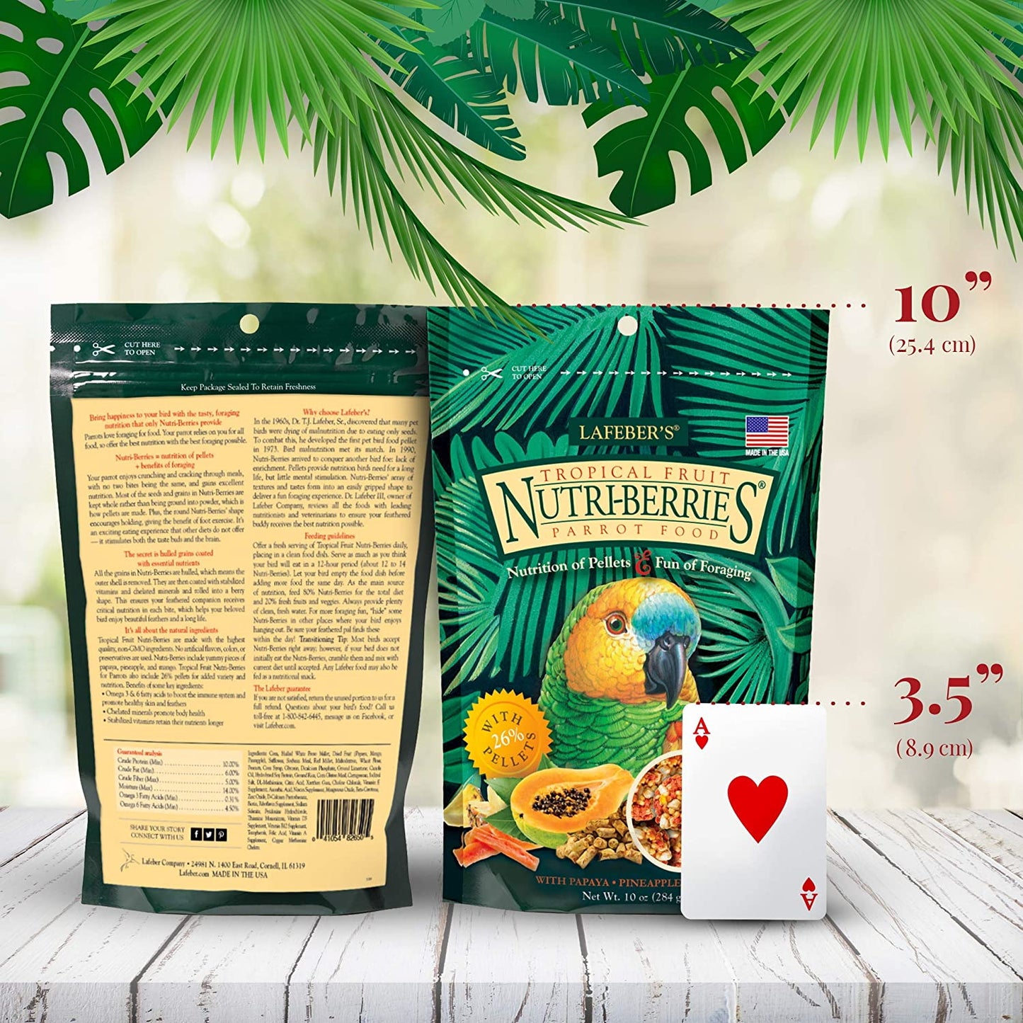 Lafeber's Nutriberries Tropical Fruit 284g