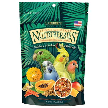 Lafeber's Tropical Nutriberries Small Parrot & Cockatiel 284g