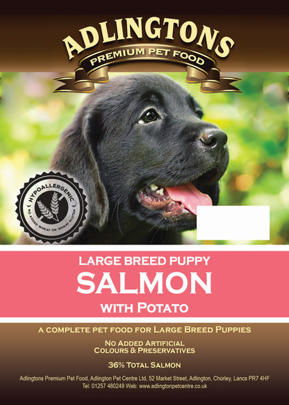 Adlingtons Premium Puppy Large Breed Salmon & Potato 2kg