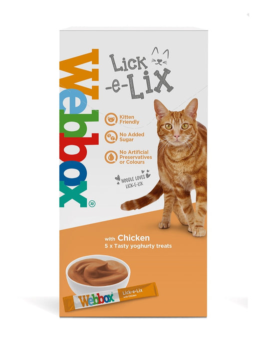 Webbox Lick E Lix Chicken 5 X 15g Sachets