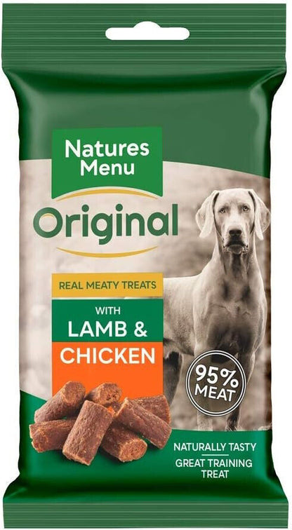 Natures Menu Real Meaty Treats Lamb & Chicken 60g