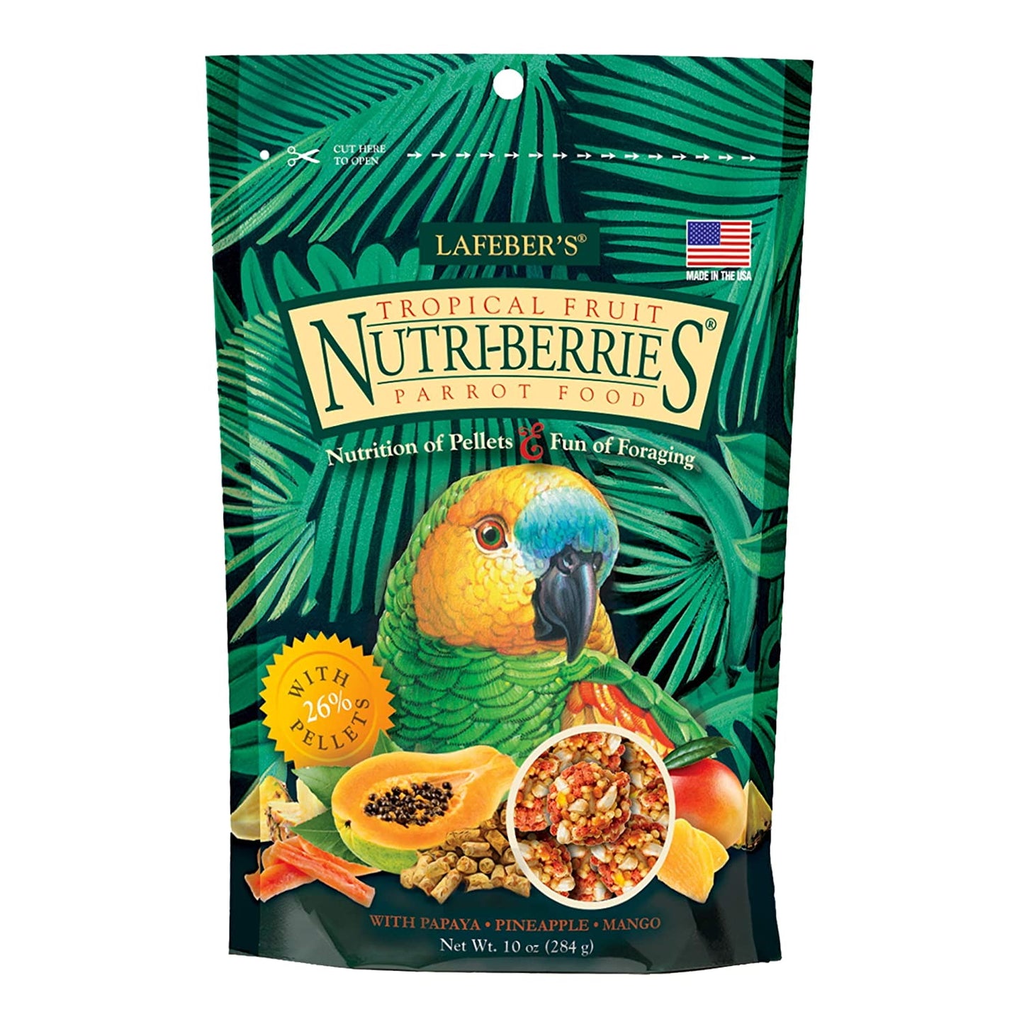 Lafeber's Nutriberries Tropical Fruit 284g