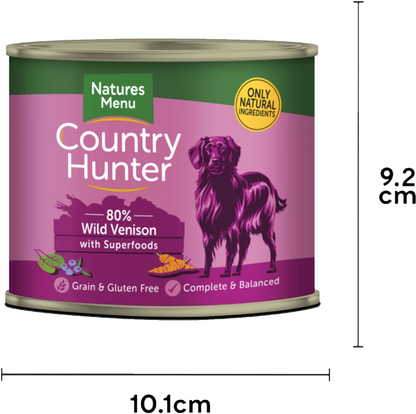 Natures Menu Country Hunter Venison Can 600g