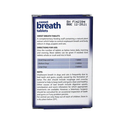 Johnson's Veterinary Sweet Breath Tablets 30 Tablets