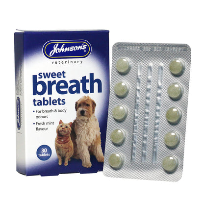 Johnson's Veterinary Sweet Breath Tablets 30 Tablets