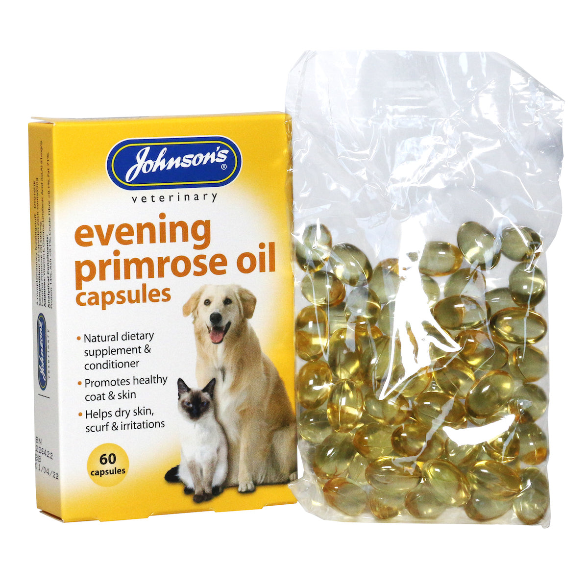 Johnson's Veterinary Evening Primrose Oil Capsules 60 Capsules