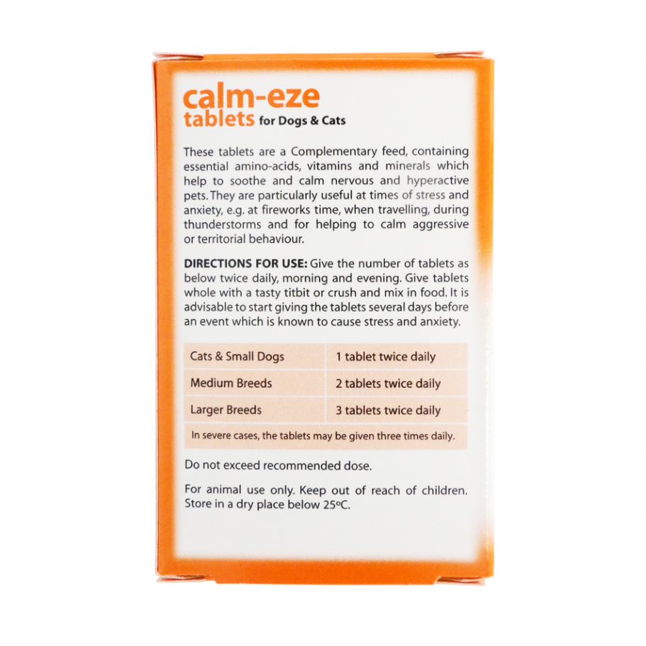 Johnson's Veterinary Calm-eze Tablets For Dogs & Cats