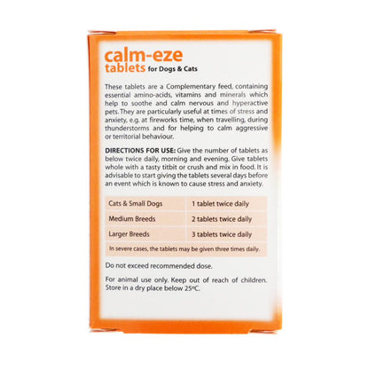 Johnson's Veterinary Calm-eze Tablets For Dogs & Cats