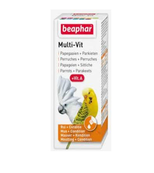 Beaphar Parrot Large Bird Multi Vitamins 20ml