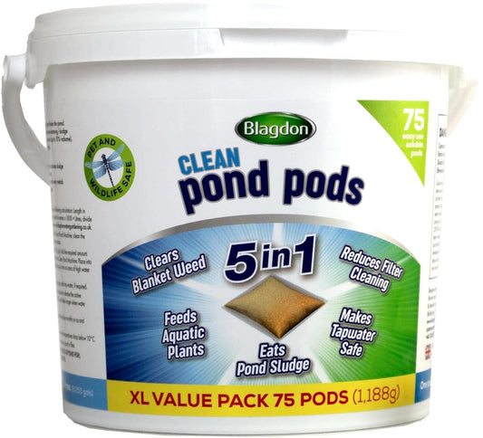 Blagdon Clean Pond Pods Xl Value Bucket 75 Pouches