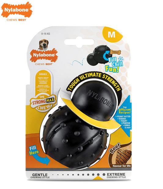 Nylabone Medium Ultimate Black Cone Beef Flavour