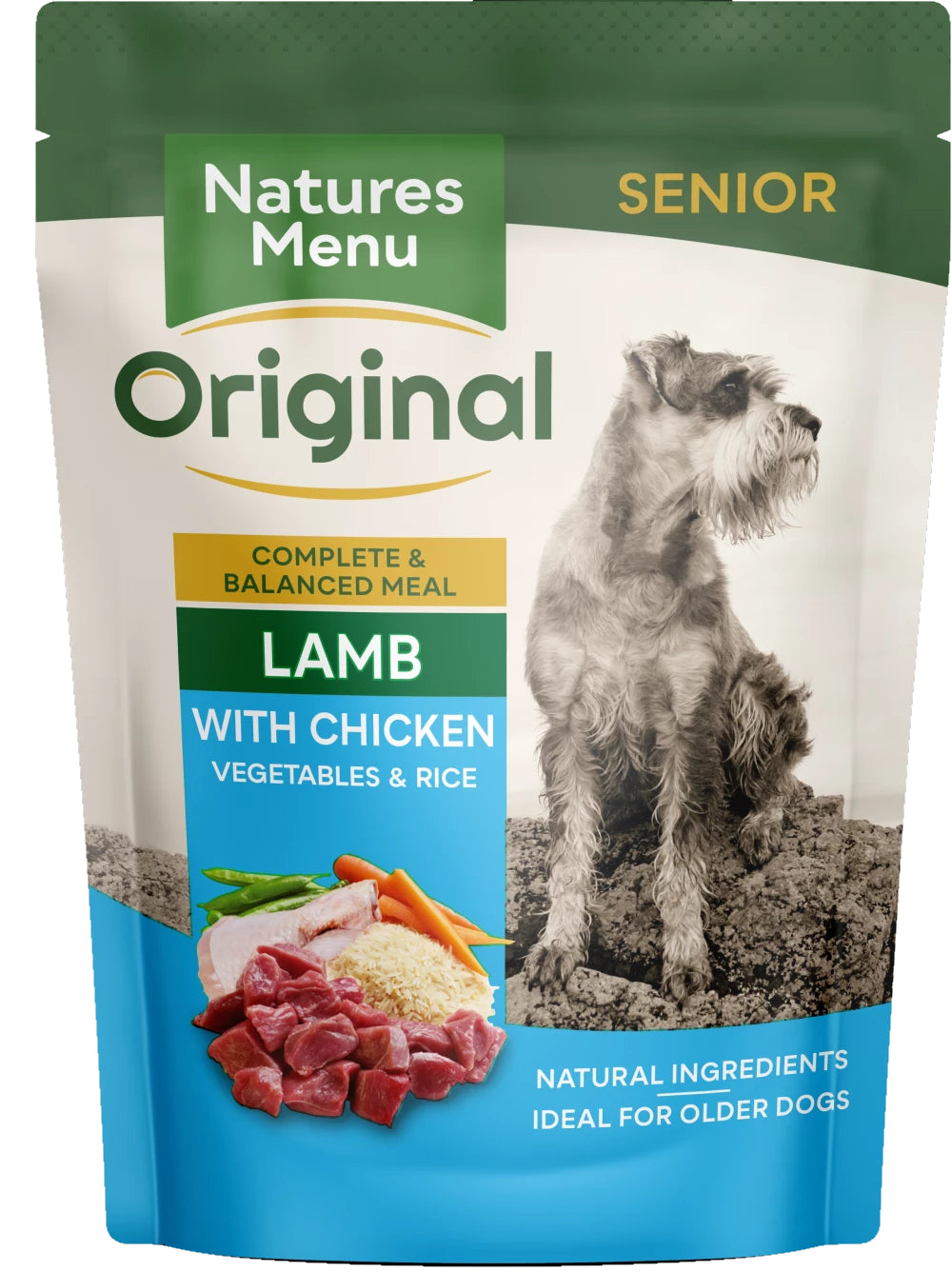 Natures Menu Senior Pouch Lamb With Chicken & Veg 300g