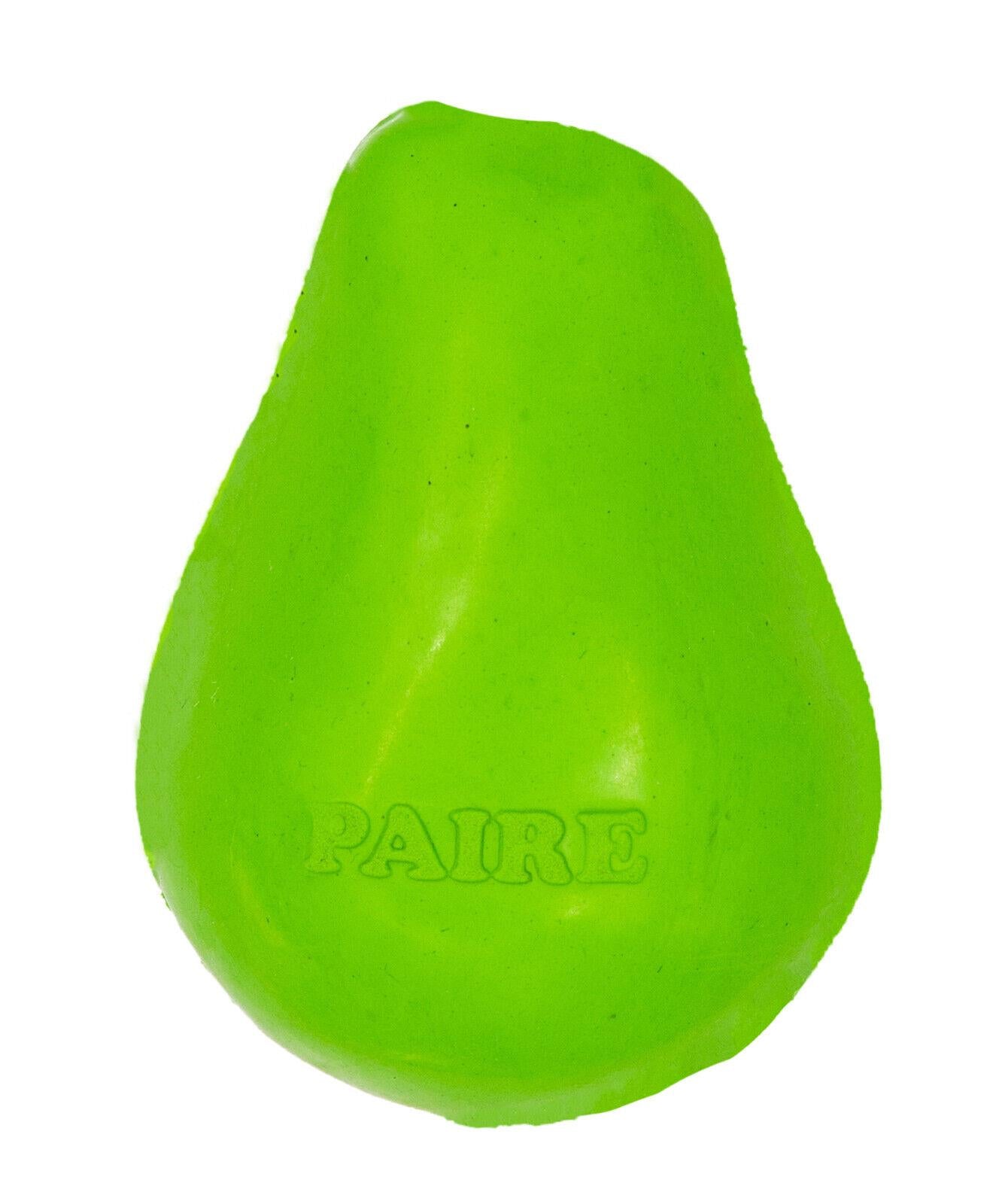 Tuffs Pear 100% Rubber Dog Toy Treat Filler / Floating Toy