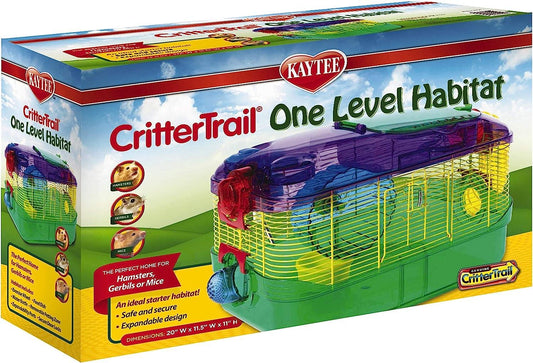 Kaytee Critter Trail One Level Habitat - Hamster, Gerbil , Mice