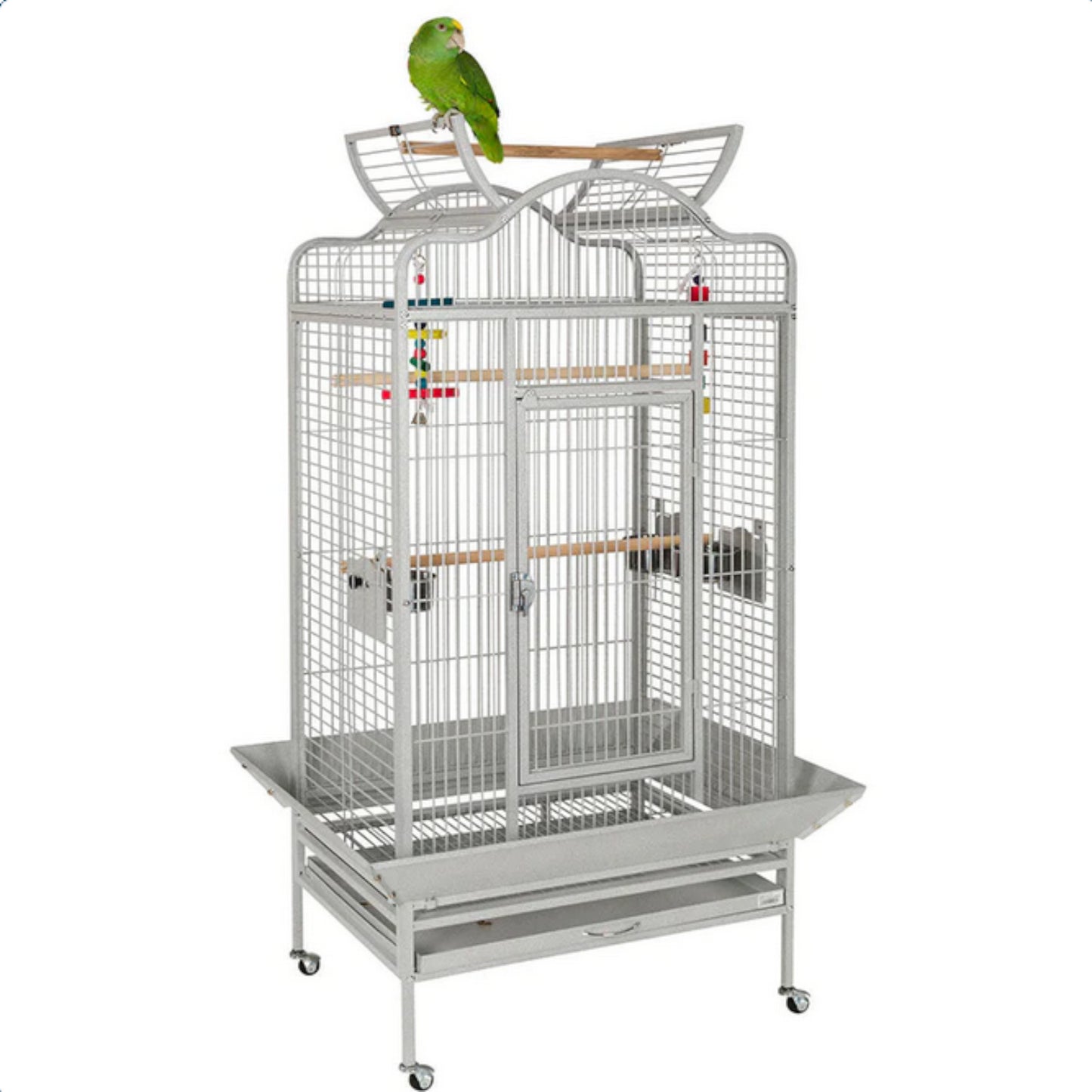 Wundapets Coniston Parrot cage Stone White