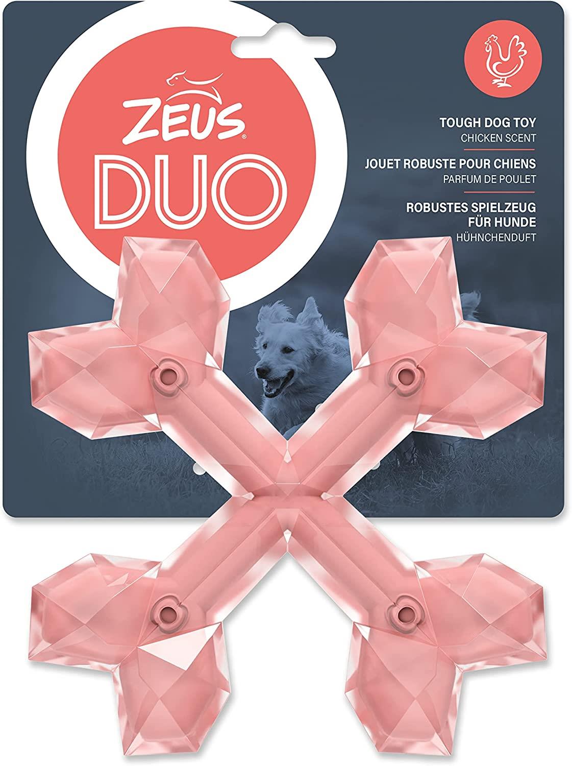 Zeus Duo Cross Bones 6" Coral Pink Chicken