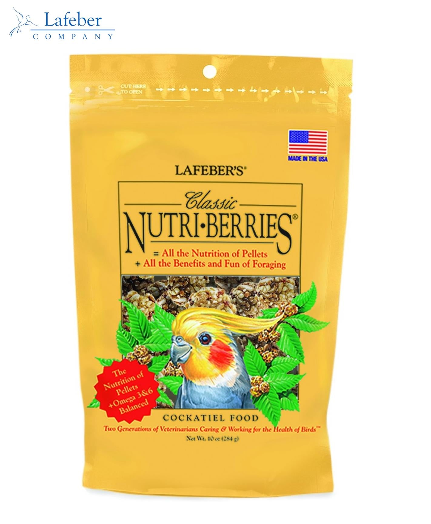 Lafeber's Cockatiel Nutriberries Original 284g