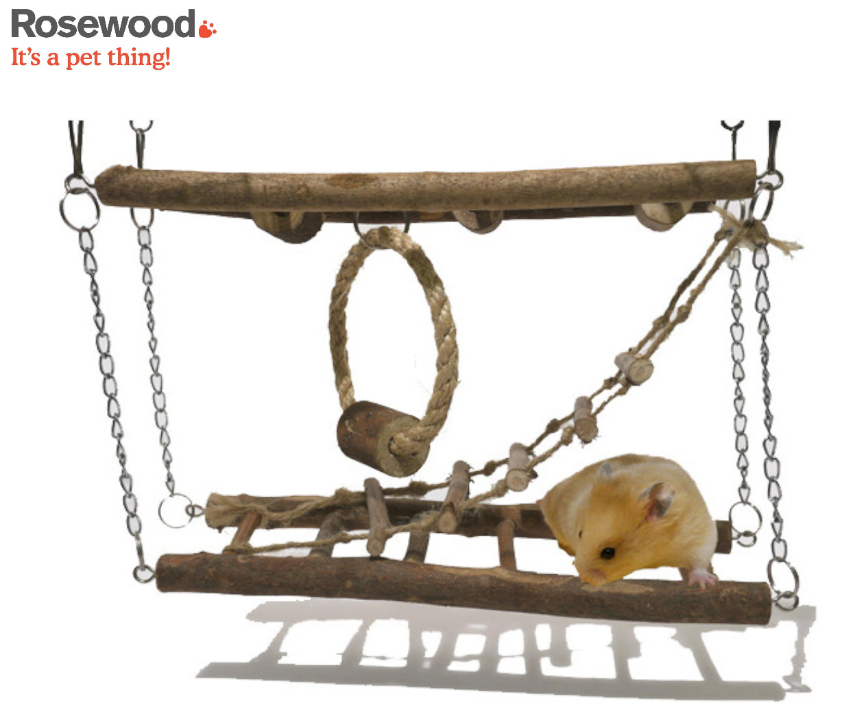 Rosewood Boredom Breaker Hamster Suspension Bridge