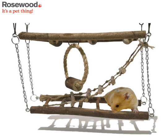 Rosewood Boredom Breaker Hamster Suspension Bridge