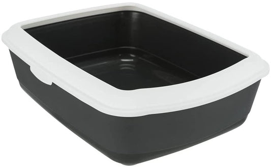 Trixie Classic Cat Litter Tray 37 x 15 x 47 cm Dark Grey/White