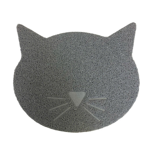 Pet Platter Cat Feeding Mat Grey Large