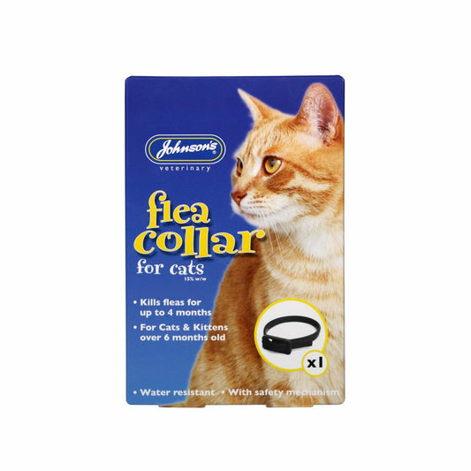 Johnson's Veterinary Waterproof Plastic Cat Flea Collar