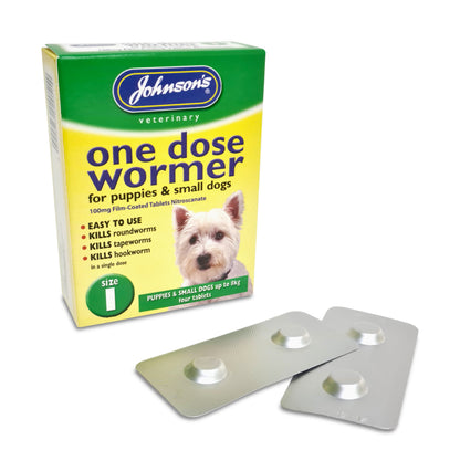 Johnson's Veterinary One Dose Wormer Size 1