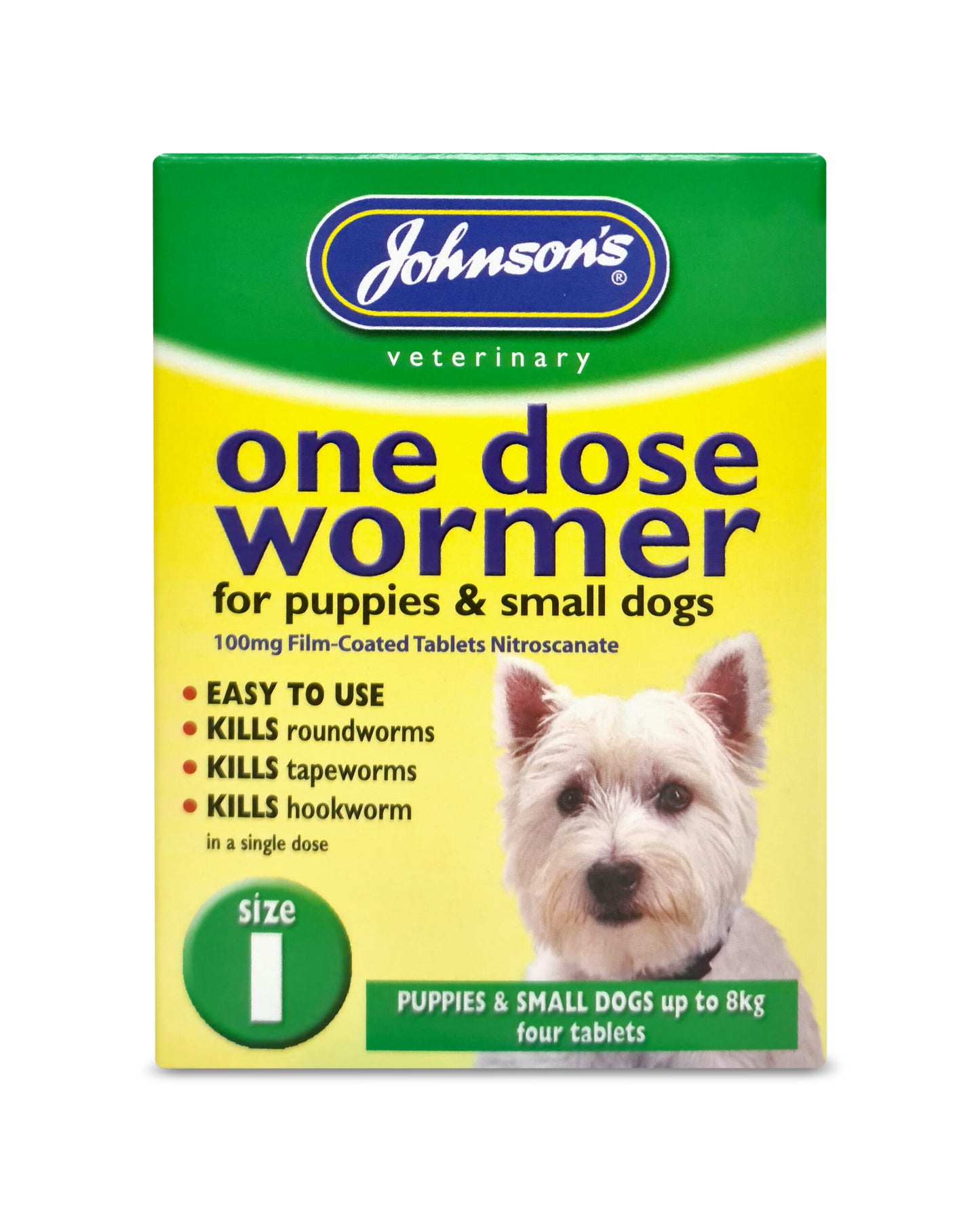 Johnson's Veterinary One Dose Wormer Size 1