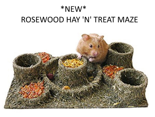 Rosewood Naturals Hay N Hide Treat Maze