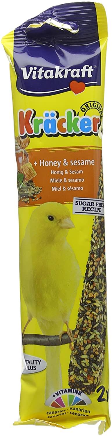 Vitakraft Kracker Canary Honey & Sesame Sticks 2pcs