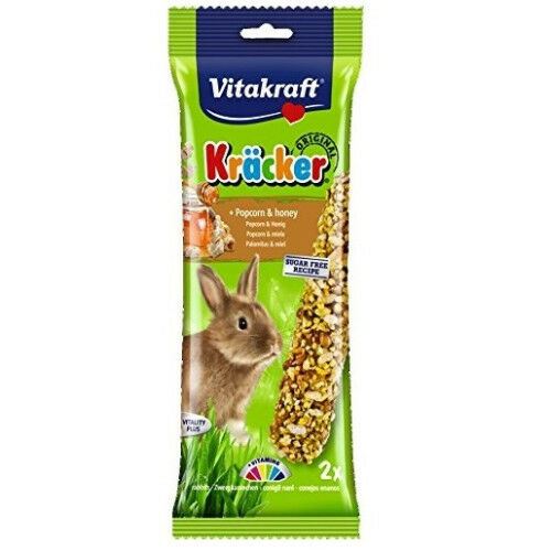 Vitakraft Kracker Rabbit Sticks Popcorn & Honey 2pcs