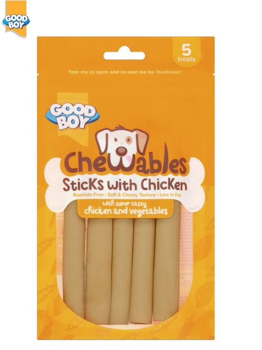 Good Boy Chewables Sticks Chicken & Vegetables 100g