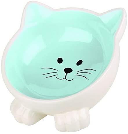 Pet Platter Orb Cat Bowl Blue 16.5cm