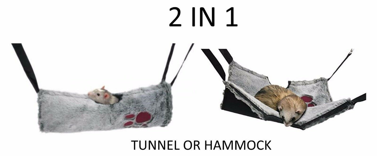 Rosewood 2 In 1 Hanging Tunnel And Hammock