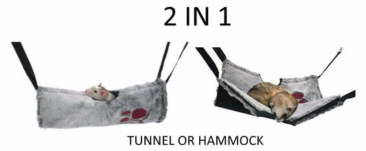 Rosewood 2 In 1 Hanging Tunnel And Hammock