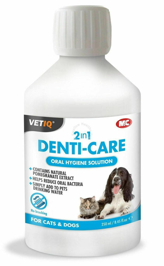 VetIQ 2in1 Denti Care Oral Hygiene Solution 250ml