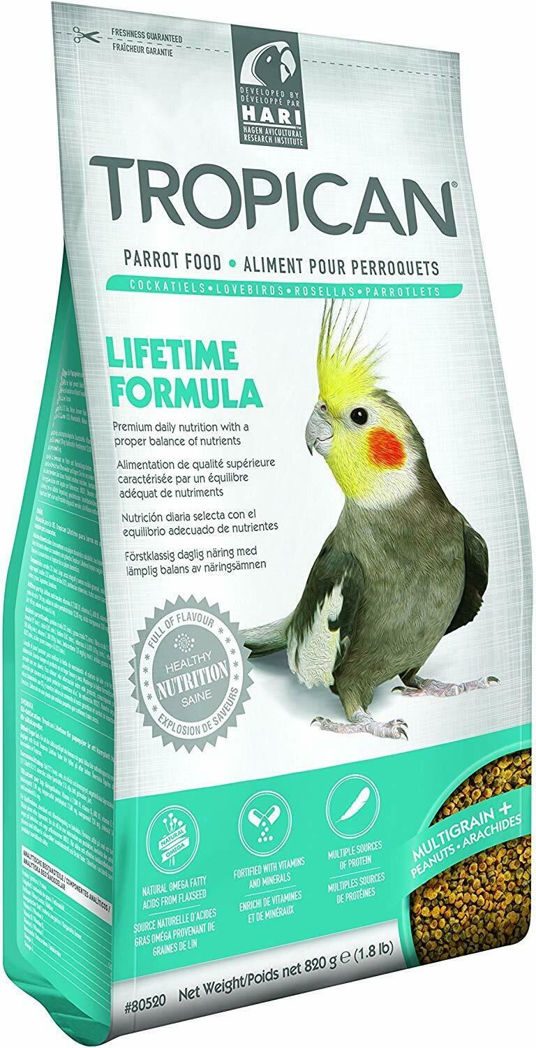 Hari Tropican Lifetime Granules Cockatiel 820g