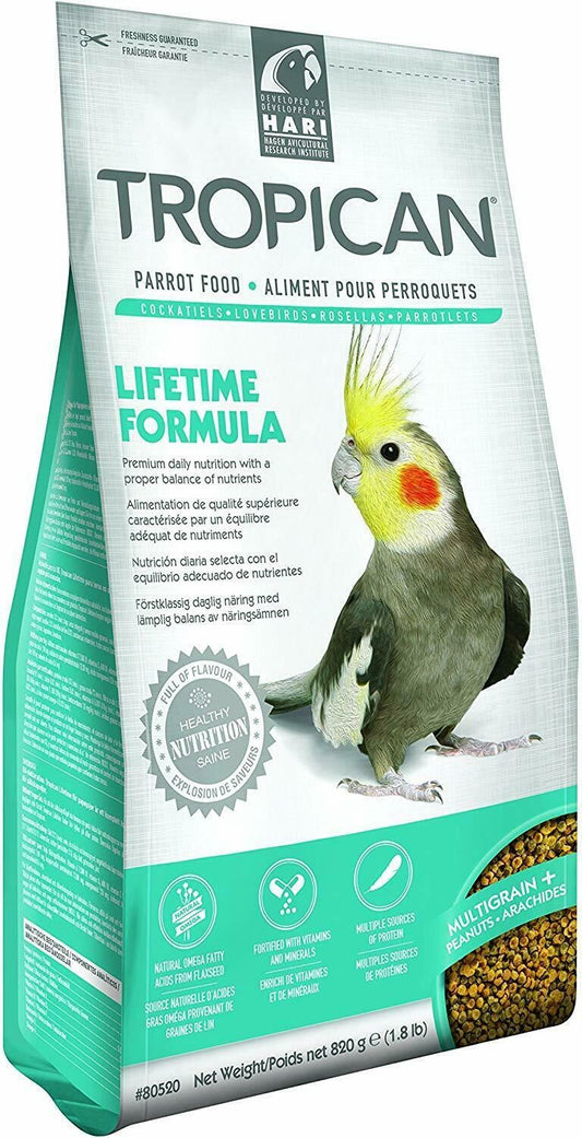 Hari Tropican Lifetime Granules Cockatiel 820g