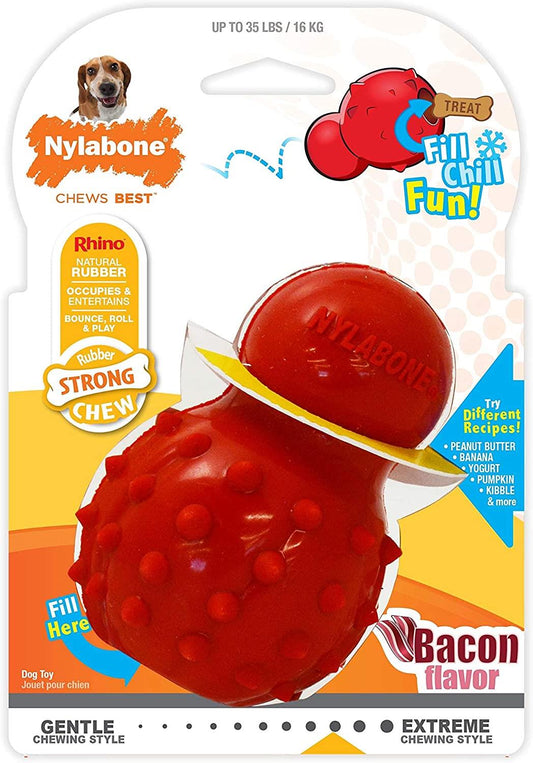 Nylabone Rhino Bacon Puppy Cone Medium