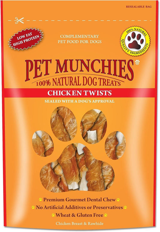 Pet Munchies Chicken Twists 80g