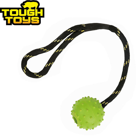 Tough Toys Studded Floating Rubber Ball 2"