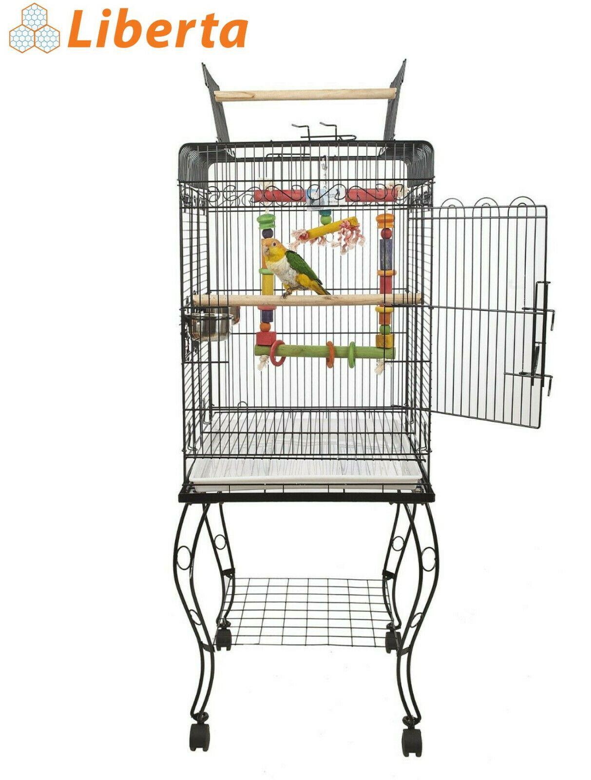 Rainforest Gama Medium Bird Cage Grey