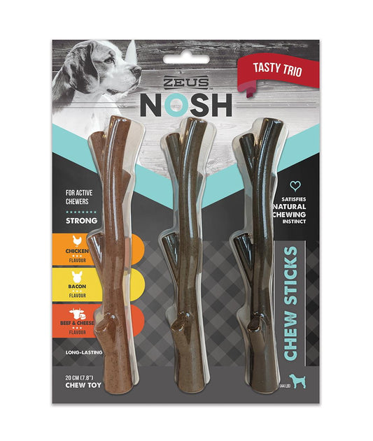 Zeus Nosh Strong Chew Sticks 3 Pack