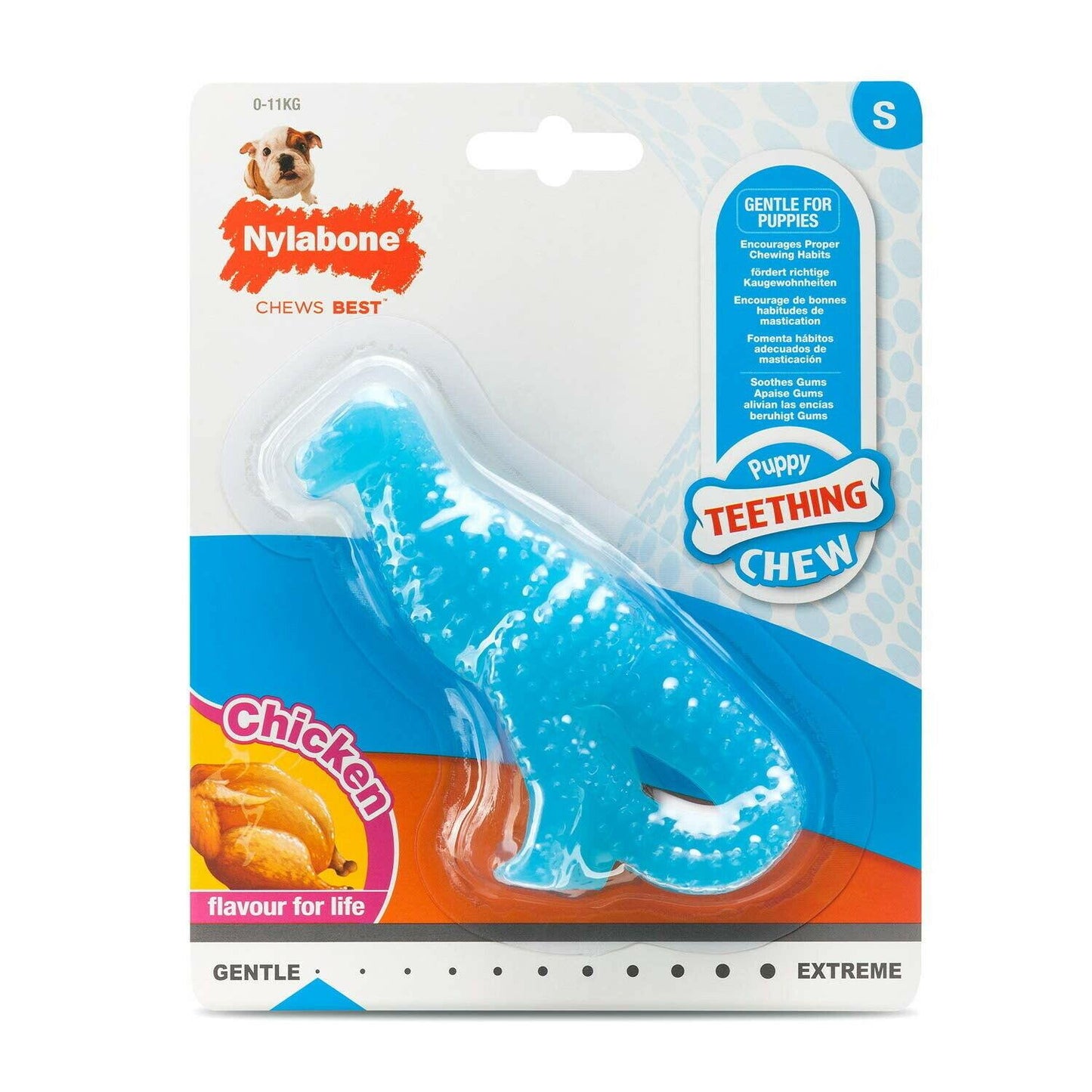 Nylabone Puppy Dino Chicken Small