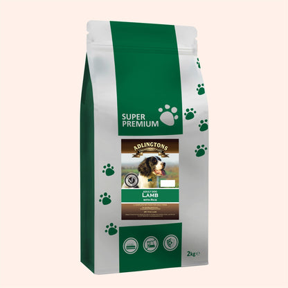 Adlingtons Premium Adult Dog Lamb & Rice 2kg