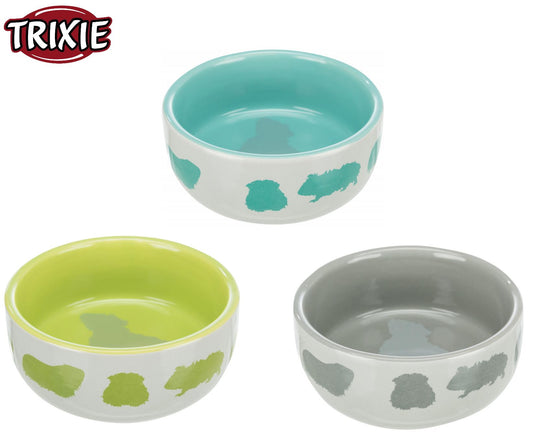 Trixie Guinea Pig Motif Ceramic Bowl 250ml