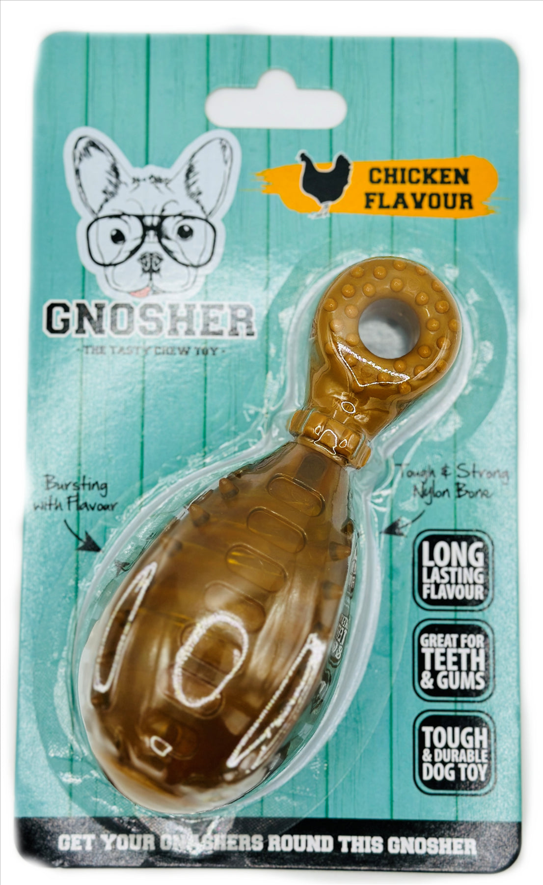 Gnosher Dental Dog Chew Toy Chicken