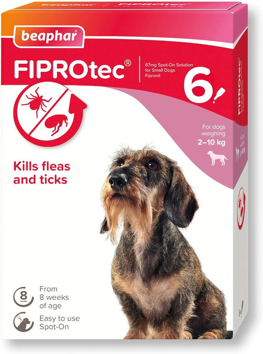 Beaphar Fiprotec Small Dog 2-10Kg 6 Treatment