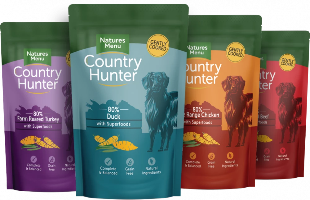 Natures Menu Country Hunter Dog Pouch Superfood Selection Multipack 12 x 150g